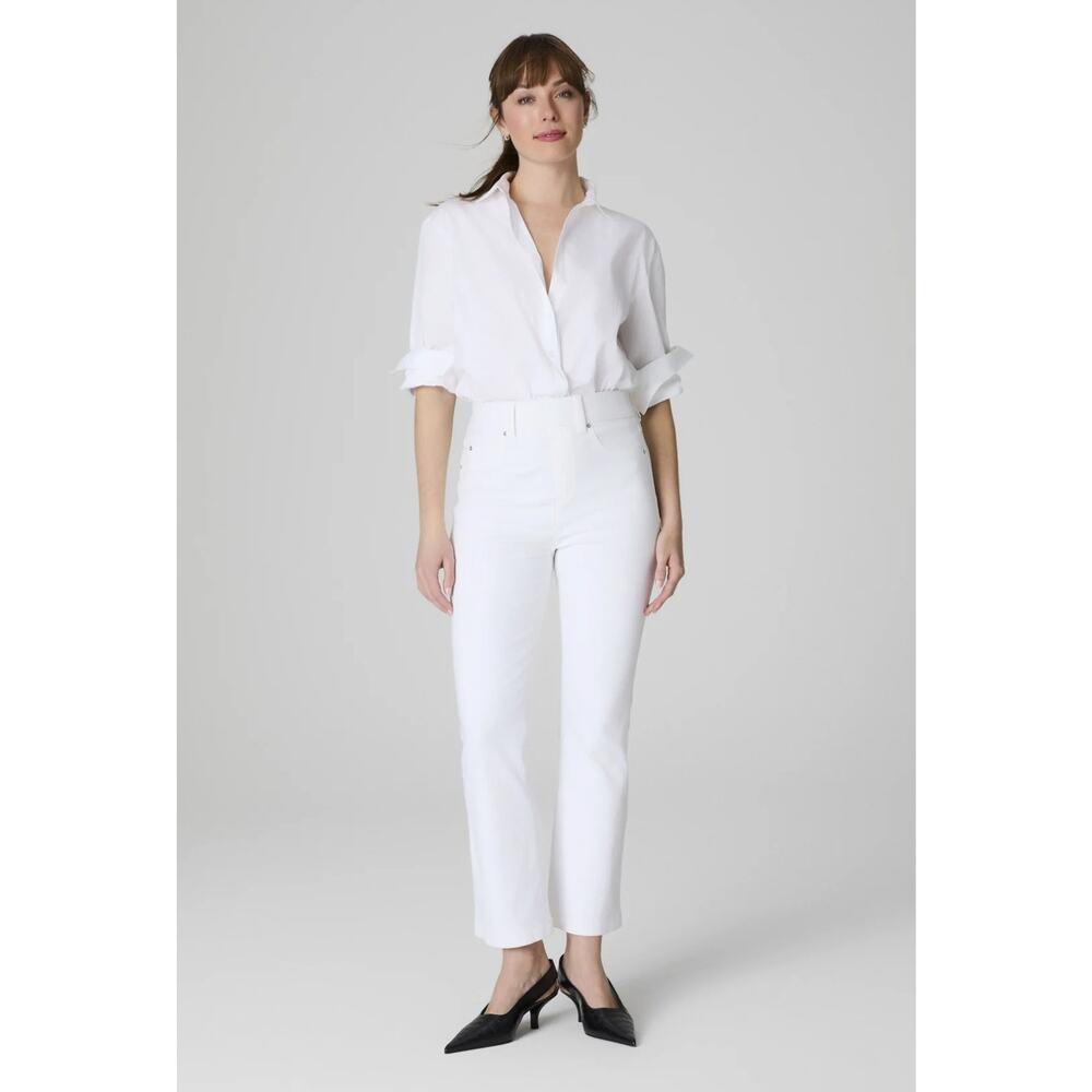 Spanx SPANXshape EveryWear Kick Flare Jeans White size‎ 1X Petite